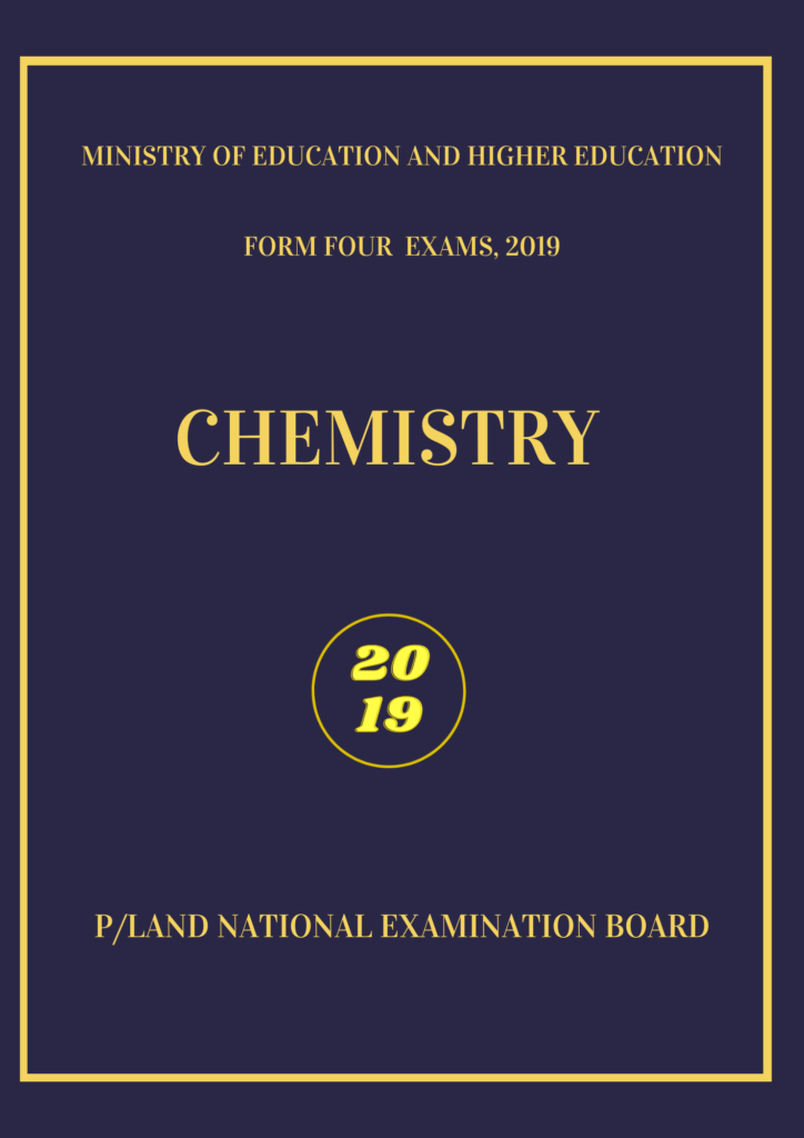 Chemistry 2019